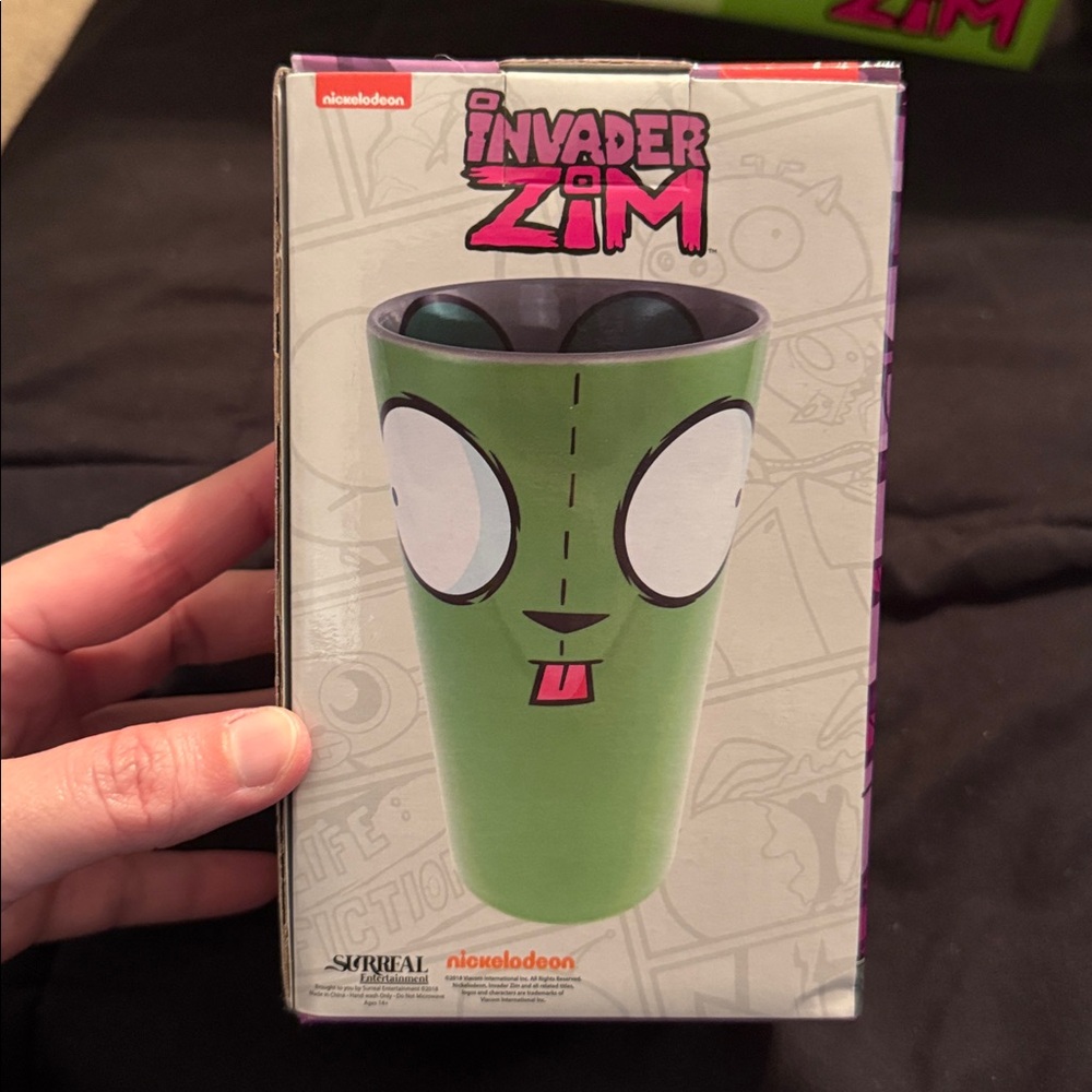 🖤NIP NICKELODEON INVADER ZIM GIR 16OZ CERAMIC CUP🖤 - Picture 4 of 7